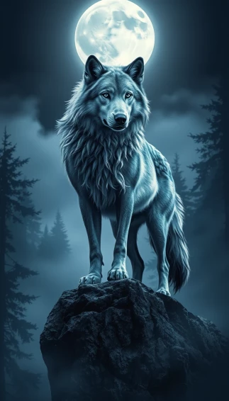Really Cool Wolf Wallpaper
