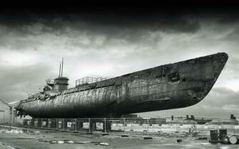 Abandoned Submarines Wallpaper Background