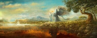 Heaven Vs Hell Wallpaper Between And By