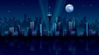 This Seattle Cityscape May Be On The Edge Of Material Design It S A