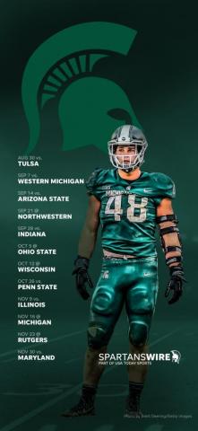 Michigan State Spartans Football Schedule Able Wallpaper