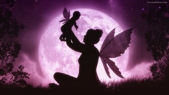 Fain Art Silhouette Mermaid Fairy Faery Dragon