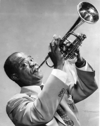 Play It Louis Armstrong Musician Jazz Poster