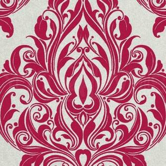 Kinky Vintage Real Flock Pink Damask Wallpaper Image Hosted At