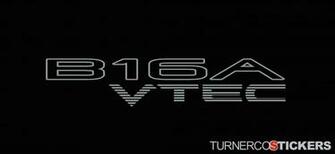 2x B16a Vtec Honda Stickers Decals For Dohc
