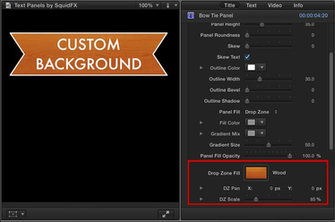Background Shapes Text Panels Features Five Customizable