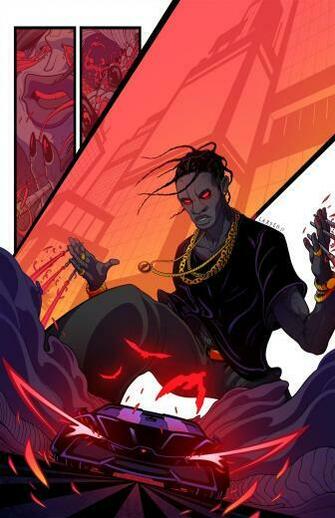 Birds In The Trap Sing Mcknight Illustration Travisscott
