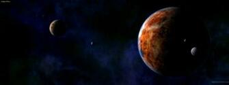 Dual Monitor Wallpaper Space