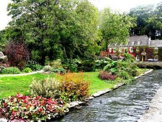 Countryside Wallpaper English Cottage Garden Cdxnd Home Design