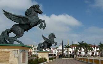Muelle De Los Pegasos Cartagena Colombia Wallpaper