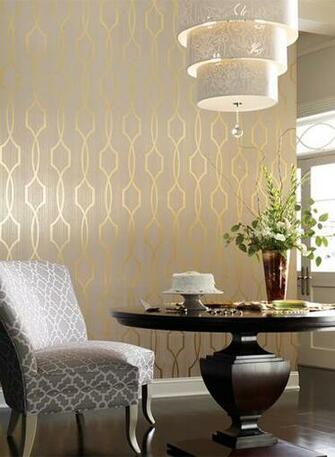 Candice Olson Palladian Golden Wallpaper 32mlx Lelandswallpaper
