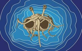 Flying Spaghetti Monster Wallpaper