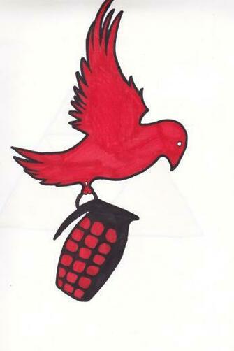 Hollywood Undead Dove And Grenade Wallpaper