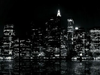 Black And White City Wallpaper Mansion