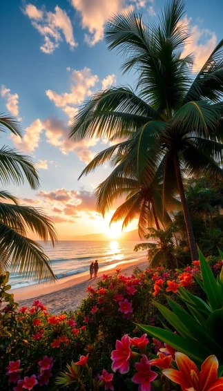 Tropical Nature Phone Wallpaper