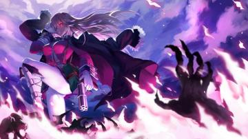 Blonde Hair Capitan Wei Clouds Fate Grand Order Series Fire