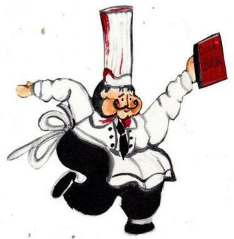 Fat Chef Kitchen Prepasted Wallpaper Border Cut Out
