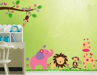 Animal Baby Room Wall Decorations