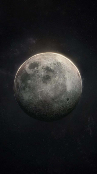 The Moon iPhone Wallpaper