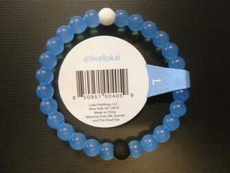 New Authentic Blue Lokai Bracelet Mud From Dead Sea Water Mt