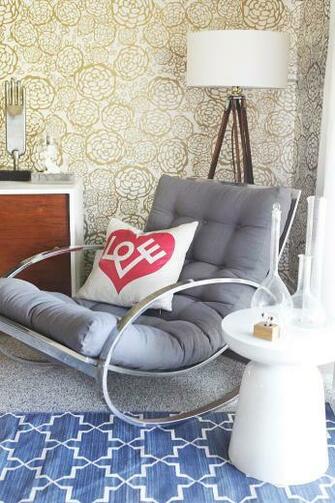 Oh Joy Wallpaper In Emily Henderson S Design