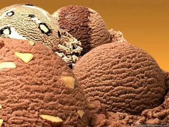 Nut Chocolate Ice Cream Desktop Wallpaper