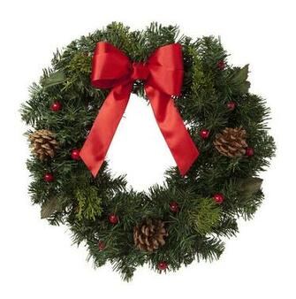 Christmas Wreath Picture HD Wallpaper