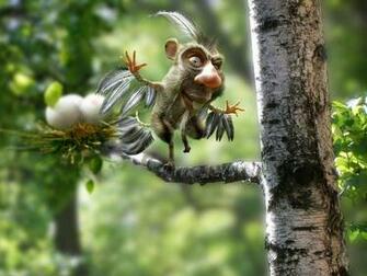Wild Forest Creature 3d Digital Computer Desktop Wallpaper