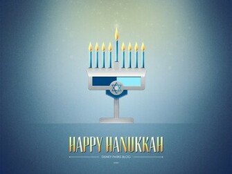 Our Disney Parks Hanukkah Desktop Wallpaper