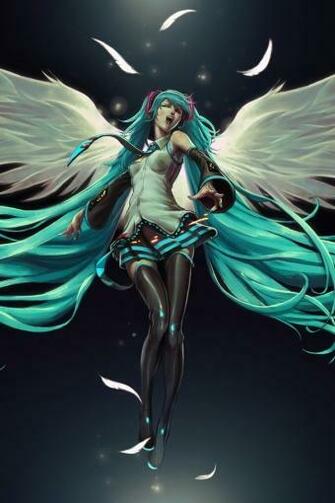 Hatsune Miku iPhone HD Wallpaper