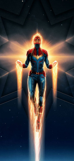 Captain Marvel iPhone Wallpaper