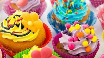 Wallpaper Desktop Cake Cream Sweet Candy Dessert 1080p