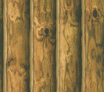 Log Cabin Wallpaper Home Decor