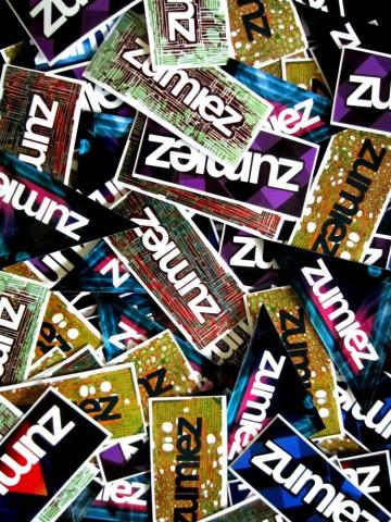 Zumiez Christmas Time BirtHDays Anytime Sticker