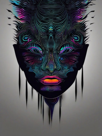 Dark Trippy Wallpaper Mobile iPhone