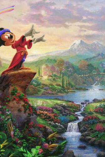 Mickey Mouse Fantasia iPhone Wallpaper