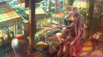 Anime Girls Colorful Original Characters