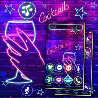 Neon Wine Bar Theme Live Wallpaper For Android Apk