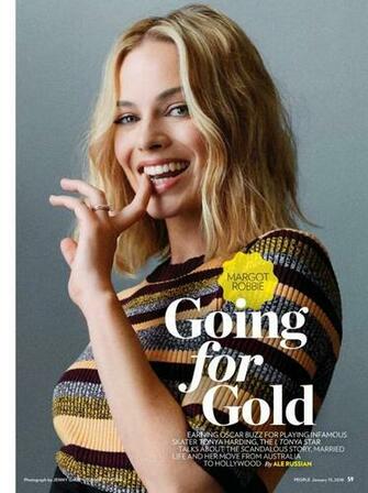 Margot Robbie People Magazine January