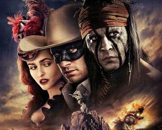 The Lone Ranger Armie Hammer Close Up Helena Bonham Carter Johnny