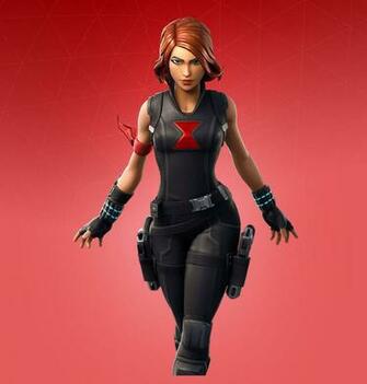 Fortnite Black Widow Outfit Skin Pngs Image Pro Game