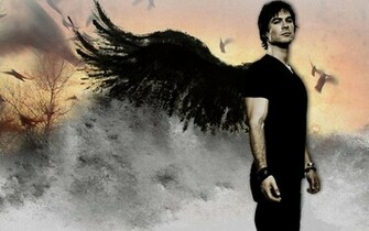 Ian Somerhalder The Vampire Diaries Tv Show Wallpaper