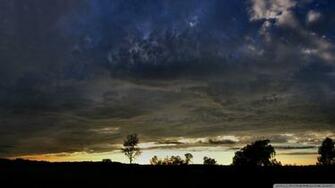 Dark Cloudy Sky Wallpaper