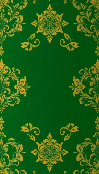 Gold And Green Wallpaper
