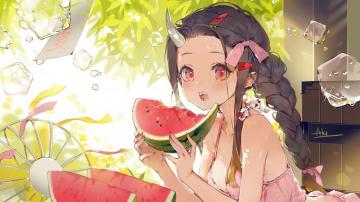 Cute Anime Girl Nezuko Wallpaper 4k Pc Desktop 6031c