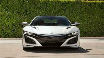 White Acura Nsx HD Wallpaper Background