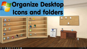 Computer Desktop Organizer Wallpaper
