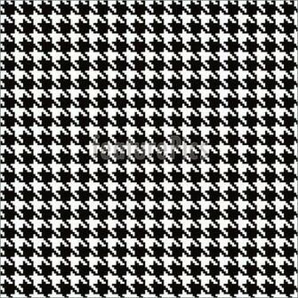 Black And White Houndstooth Background In