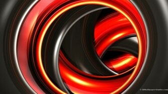 Black And Red 3d Abstract Wallpaper In Screen Resolution