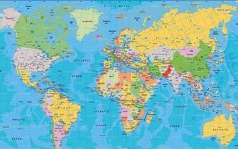 World Map Desktop Wallpaper